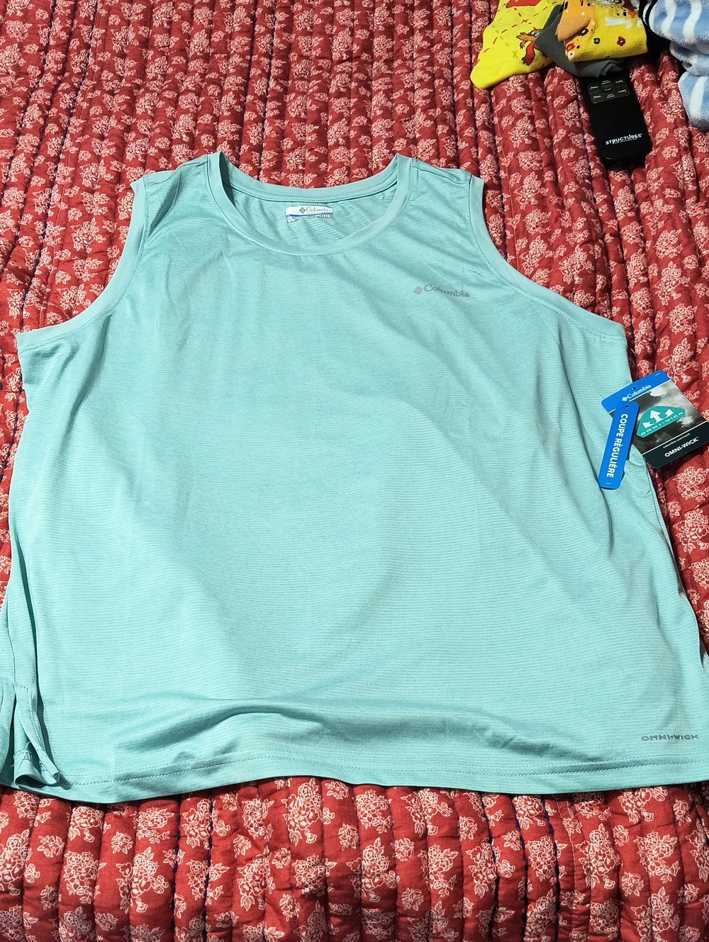 Columbia Women's Mint Green Sleeveless Performance Tank